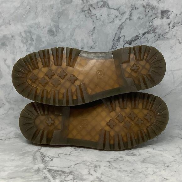 Dr. Martens Mens 13M Black Awley 8 Eye Leather Combat Boots Lace Up Lug Sole A14 - Picture 5 of 11